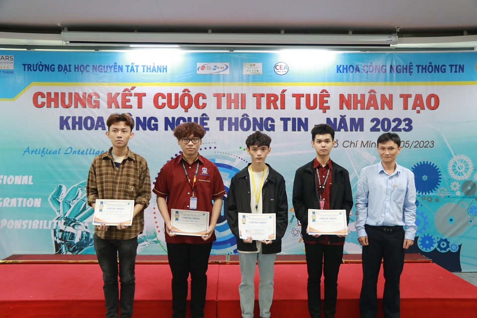 Chung kết cuộc thi Trí tuệ nhân tạo Khoa Công nghệ thông tin Đại học Nguyễn Tất Thành Năm 2023