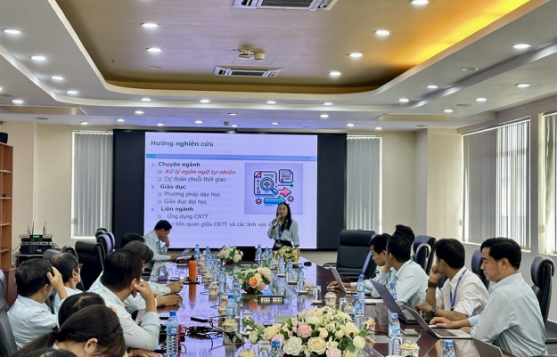 Seminar nghiên cứu khoa học tháng 7/2024: chuỗi hoạt động NCKH của khoa CNTT trường ĐH Nguyễn Tất Thành