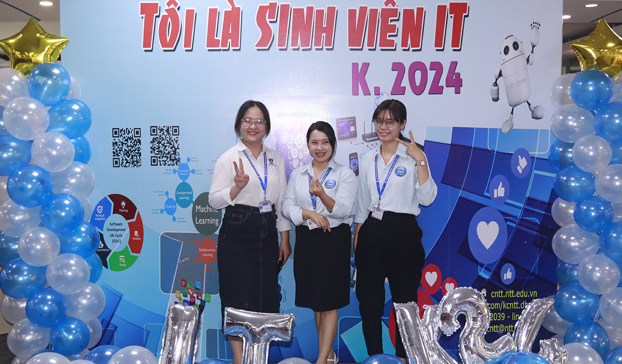 Chào đón Tân sinh viên Khoa Công nghệ thông tin K-2024 tại Trường Đại học Nguyễn Tất Thành: Khởi đầu hành trình mới.